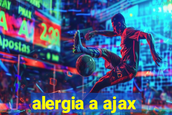 alergia a ajax